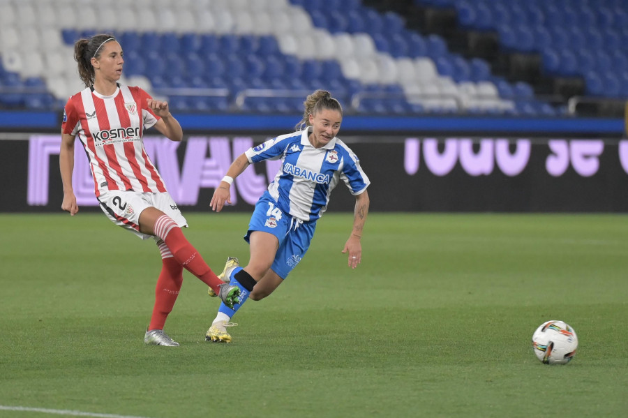 Ainhoa Marín alcanza los 100 partidos oficiales con la elástica blanquiazul