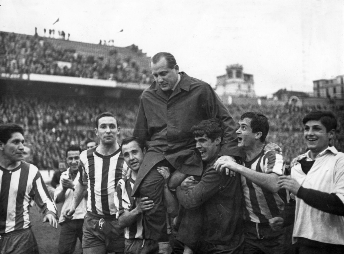 Ascenso de 1964 ante el Celta en Riazor  archivo rcd