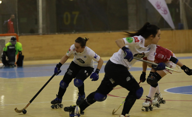 El HC Coruña, peleado con el gol, pierde por la mínima en Voltregà