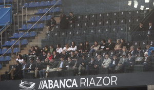 Montse Tomé estuvo en Riazor presenciando el partido del Deportivo