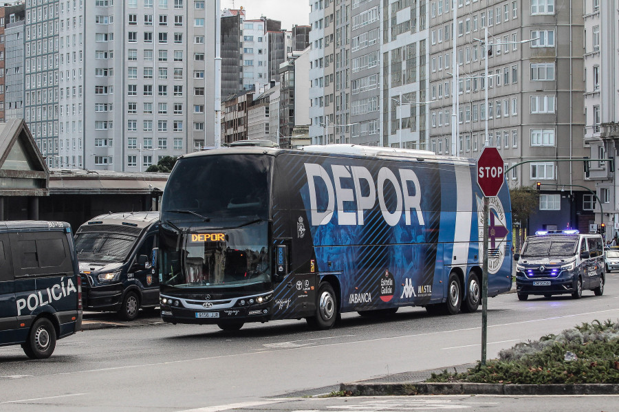 El Gobierno refuerza la presencia policial en A Coruña por el partido entre el Dépor y el Sporting