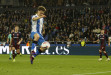 Mario Soriano, frente al Eibar   Quintana