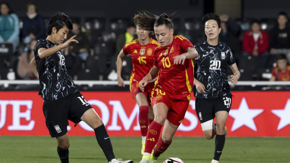 La selección española firma una goleada (5-0)