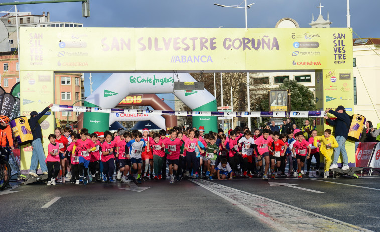 La San Silvestre Coruña amplía las inscripciones para la categoría infantil de 7 y 8 años