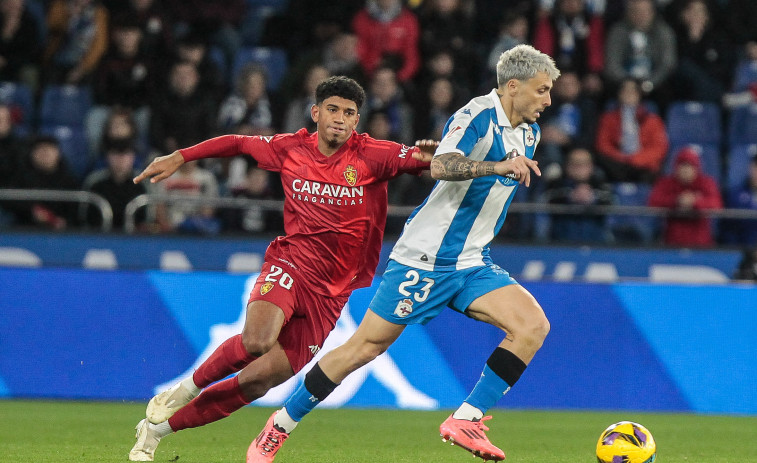 El Zaragoza perdona a un Dépor que incluso rozó la victoria (1-1)