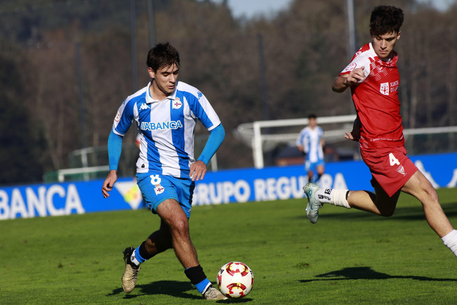 El Juvenil A gana al Val Miñor y termina la primera vuelta a dos del Celta