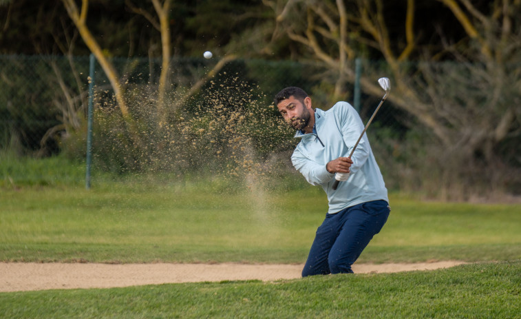 Primeros puntos para el coruñés Antón Vázquez en el Alps Tour de golf