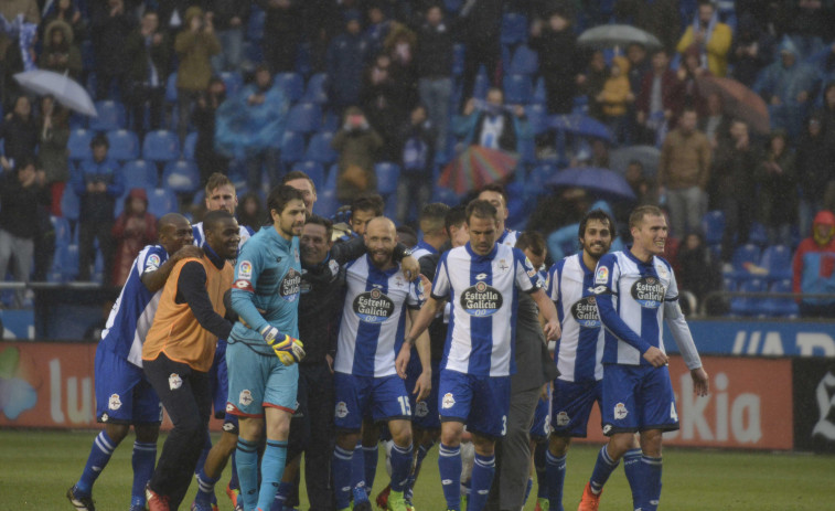 Tres partidos de Liga seguidos en Riazor por cuarta vez este siglo