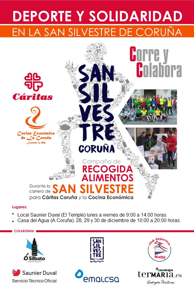 Cartel corre y colabora