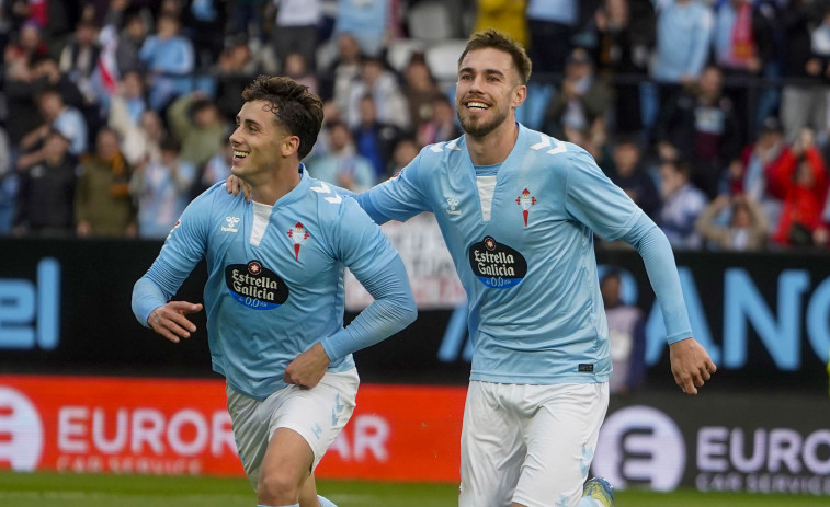 2-0 | Un doblete de Pablo Durán impulsa al Celta