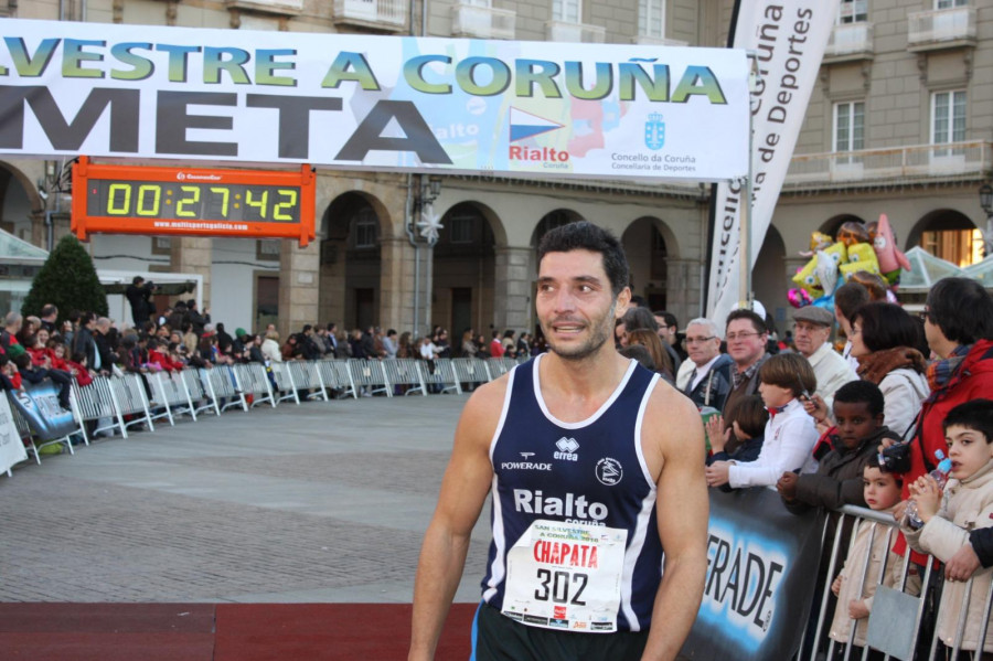 Pepe Debén, un clásico de la San Silvestre Coruña