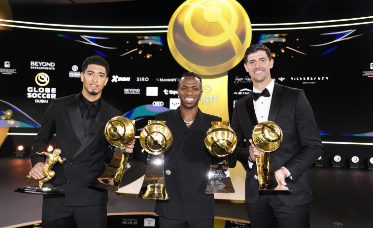 Vinicius y Aitana Bonmatí, los mejores de 2024 en los Globe Soccer Awards