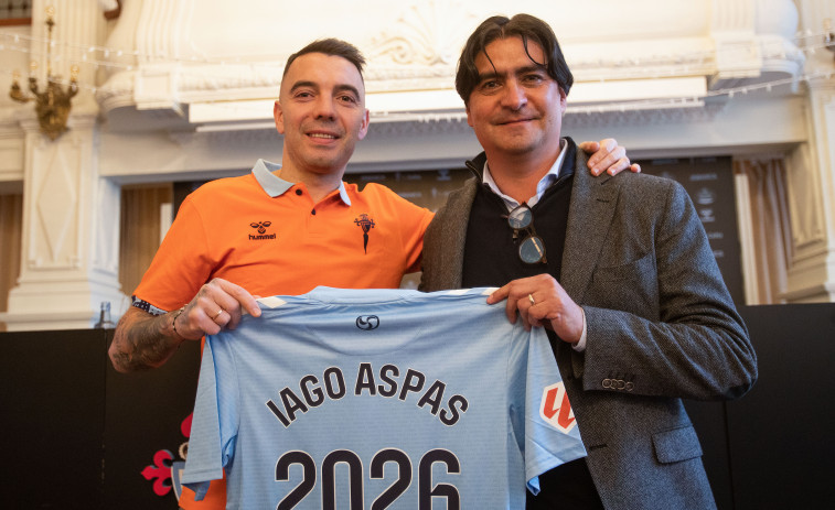 Iago Aspas no descarta renovar con el Celta más allá de 2026