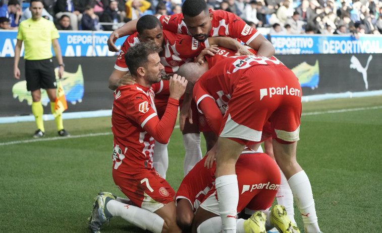 0-1 | Solís, héroe del Girona en Vitoria