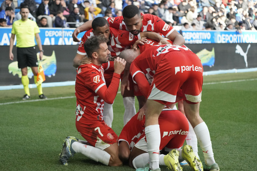 0-1 | Solís, héroe del Girona en Vitoria