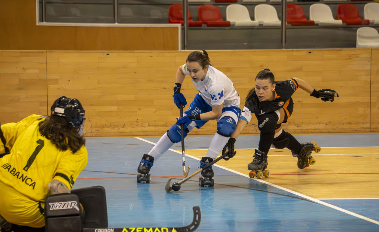 El HC Coruña golea y se encarama a los puestos de Copa de la Reina (3-6)