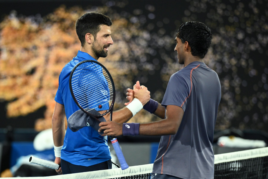 Djokovic se pone a tono exigido por el atrevido Basavareddy