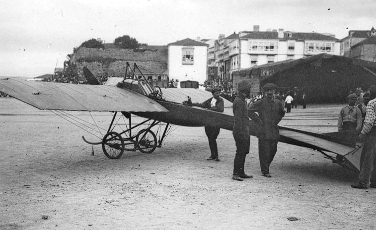 El Campo de la Estrada, nido de la aviación gallega y del béisbol coruñés