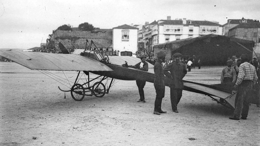 El Campo de la Estrada, nido de la aviación gallega y del béisbol coruñés