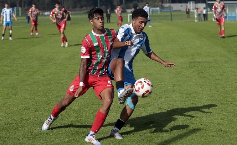 El Juvenil A no falla ante la Gimnástica y sigue a dos puntos del Celta