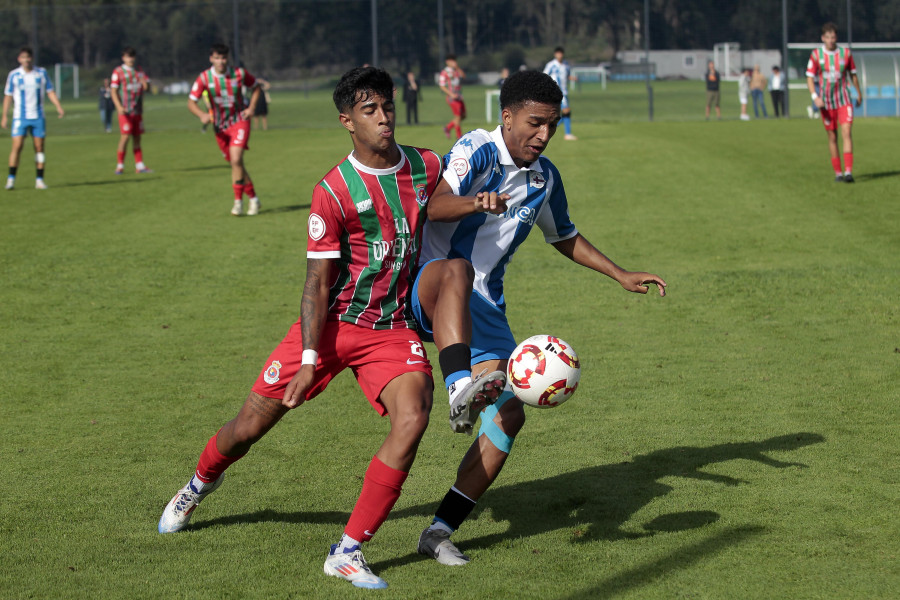 El Juvenil A no falla ante la Gimnástica y sigue a dos puntos del Celta