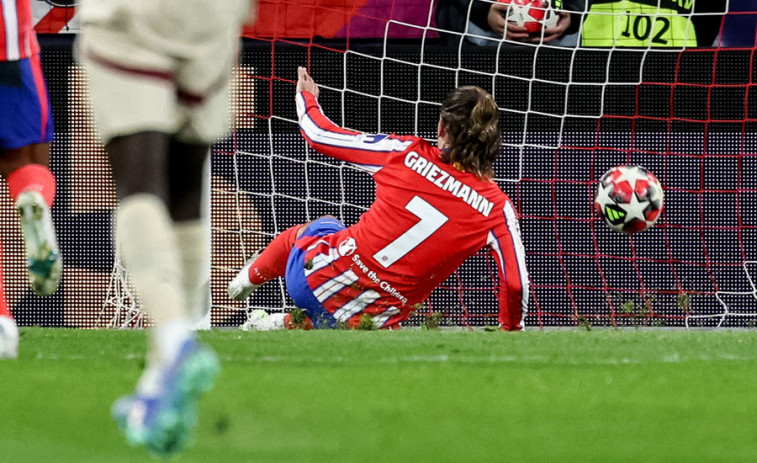 El Atlético iguala la mejor racha de victorias en la 'Champions' de su historia (1-4)