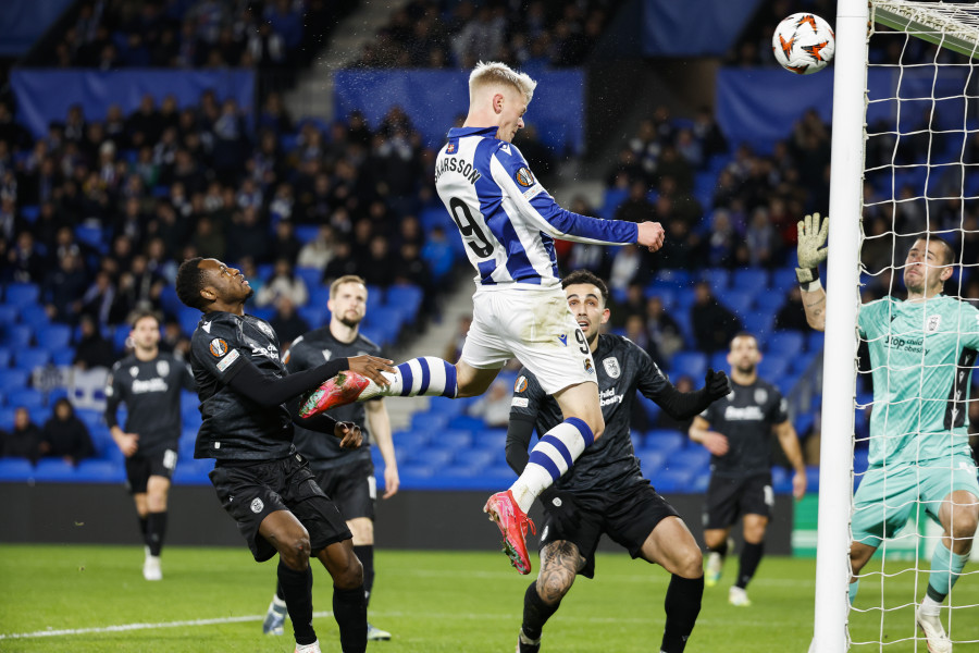 Orri Óskarsson lidera a la Real Sociedad (2-0)