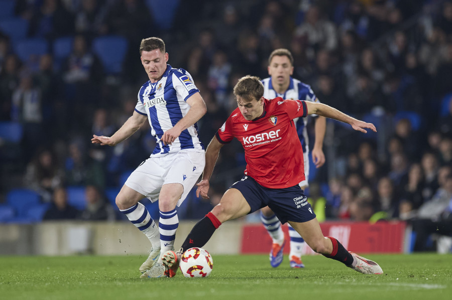 La Real Sociedad doblega a Osasuna y vuelve a semifinales de Copa (2-0)