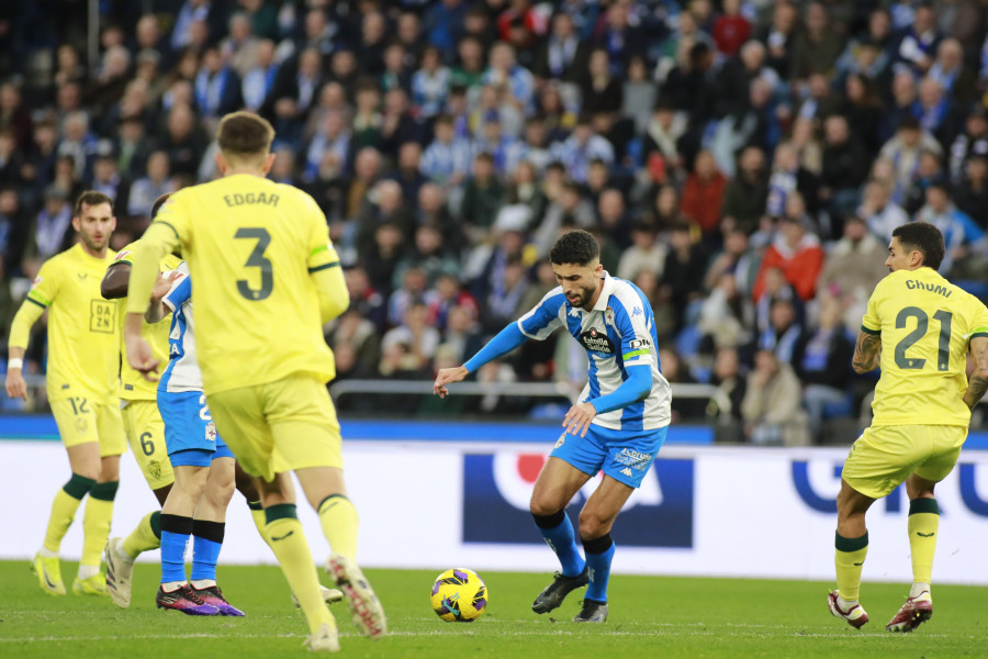 Eddahchouri se estrena en Riazor a lo grande