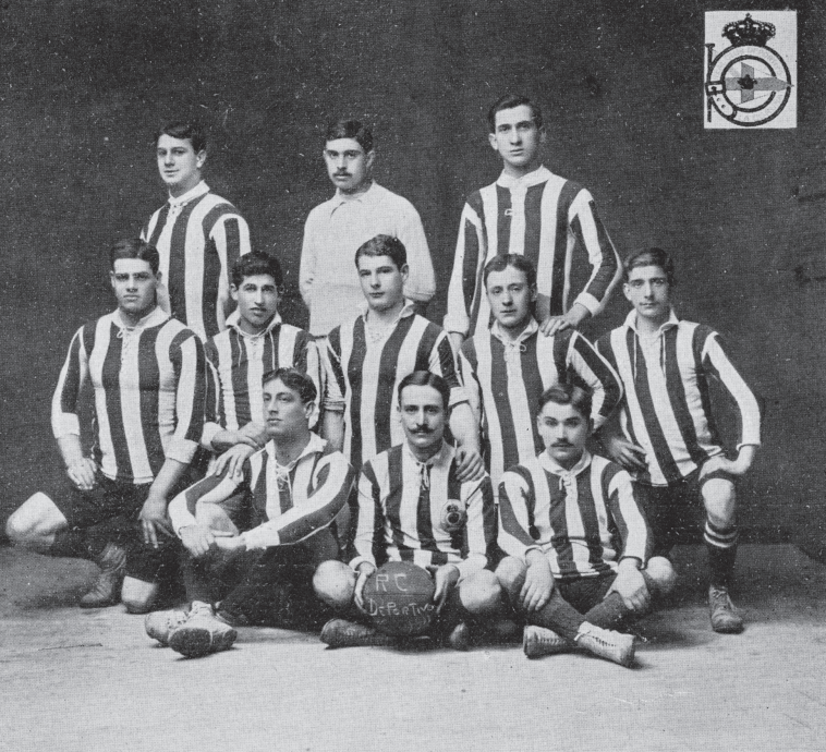 Foto de estudio del Deportivo en 1911