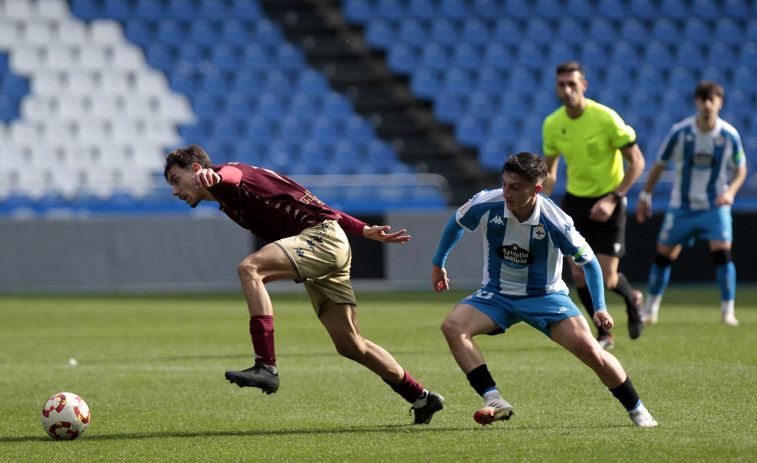 Manu Ferreiro, el juvenil que ya sabe marcar con el Fabril