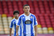 Kevin Sánchez y Pablo García, al fondo, en un partido con el Deportivo durante la pretemporada  FERNANDO FERNÁNDEZ