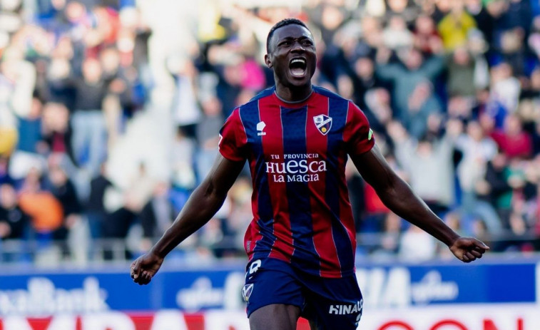 Amenaza para el Dépor, Patrick Soko, el ‘killer’ que ya es talismán para el Huesca