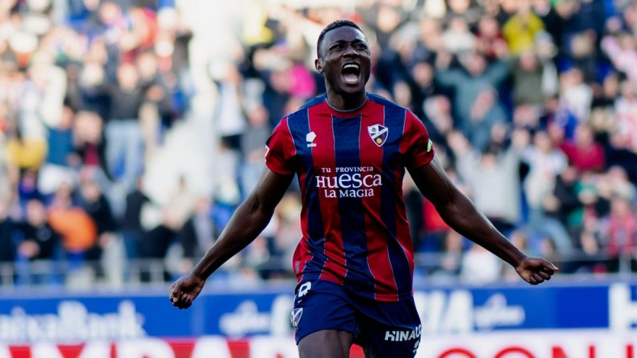 Amenaza para el Dépor, Patrick Soko, el ‘killer’ que ya es talismán para el Huesca