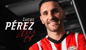 El PSV Eindhoven hace oficial el fichaje de Lucas Pérez