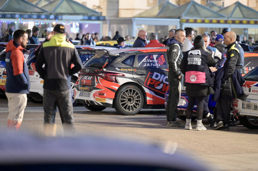 Espectacular accidente en Aranga en el Rally de A Coruña